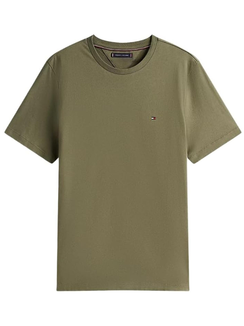 Tommy Hilfiger T-shirt Uomo Mod. MW0MW39995 PLI Militare Verde