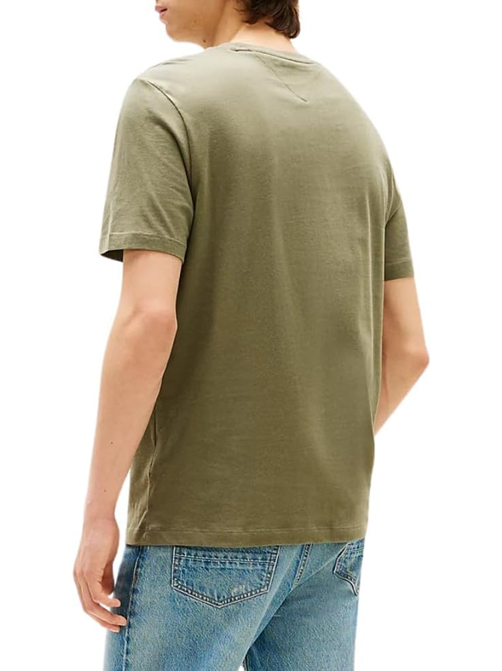 Tommy Hilfiger T-shirt Uomo Mod. MW0MW39995 PLI Militare Verde