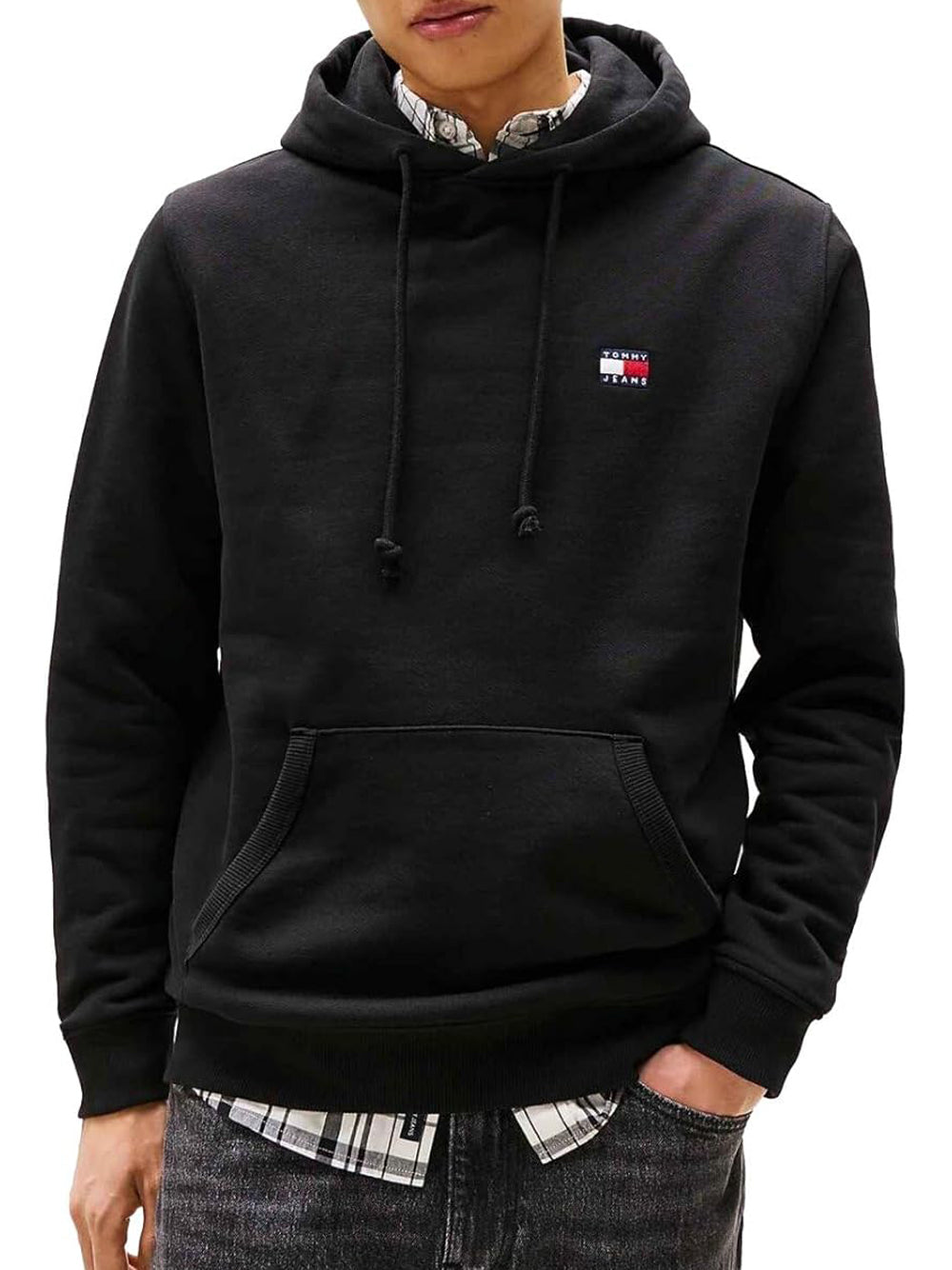 Tommy Hilfiger Tommy Hilfiger Felpa cappuccio Uomo Mod. DM0DM20258 BDS BLACK Nero