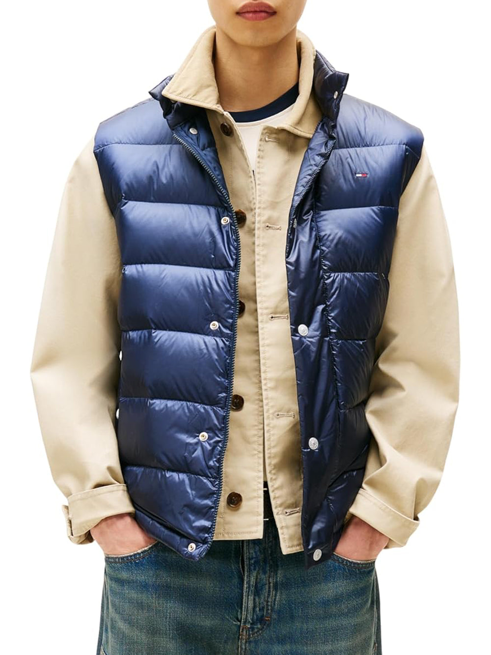 Tommy Hilfiger Tommy Hilfiger Smanicato Uomo Mod. DM0DM21777 C1G Blu