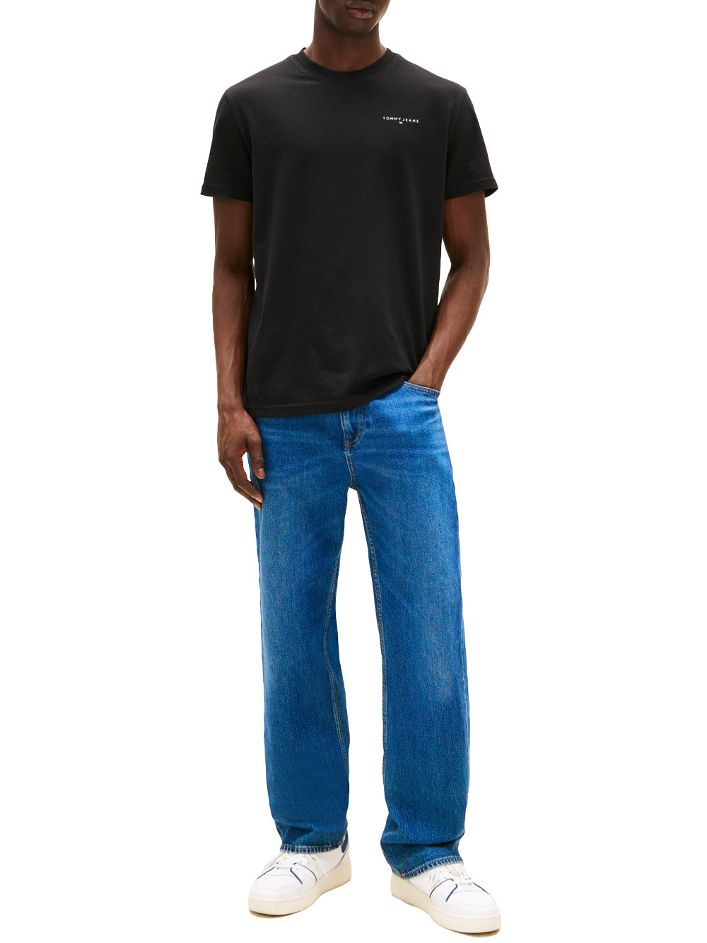 Tommy Hilfiger Tommy Hilfiger T-shirt Uomo Mod. DM0DM21780 BDS BLACK Nero