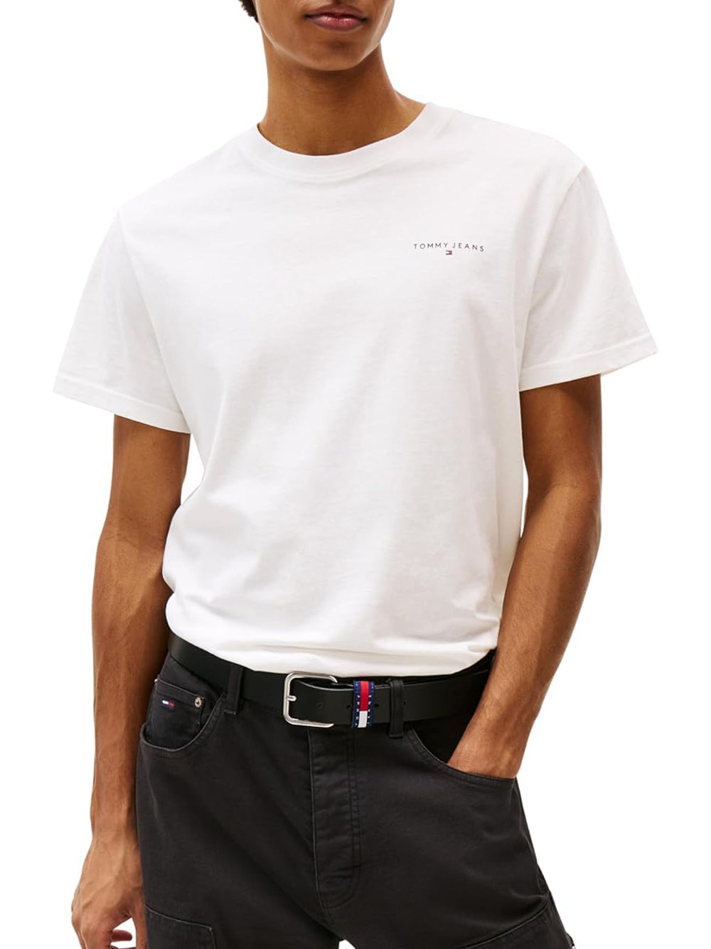 Tommy Hilfiger Tommy Hilfiger T-shirt Uomo Mod. DM0DM21780 YBL Bianco