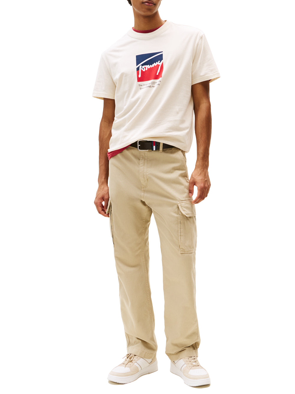 Tommy Hilfiger Tommy Hilfiger T-shirt Uomo Mod. DM0DM21940 ACH Beige