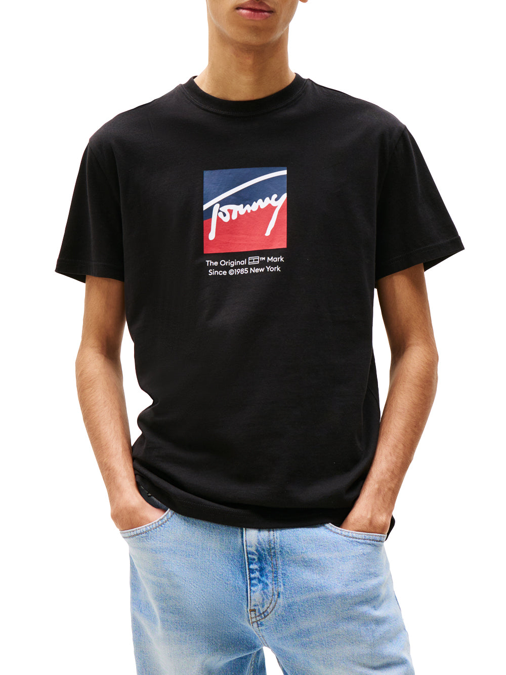 Tommy Hilfiger Tommy Hilfiger T-shirt Uomo Mod. DM0DM21940 BDS BLACK Nero