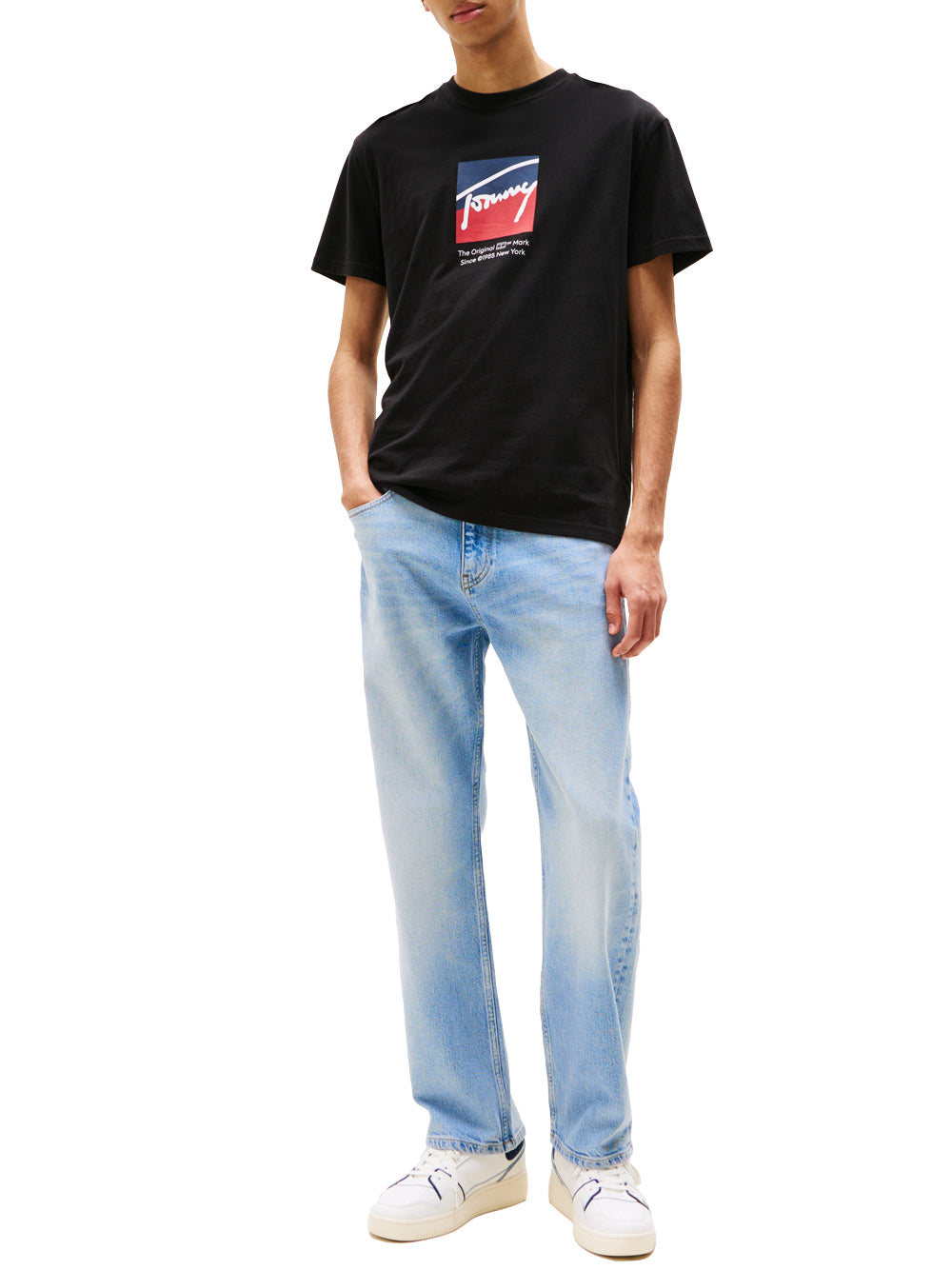 Tommy Hilfiger Tommy Hilfiger T-shirt Uomo Mod. DM0DM21940 BDS BLACK Nero