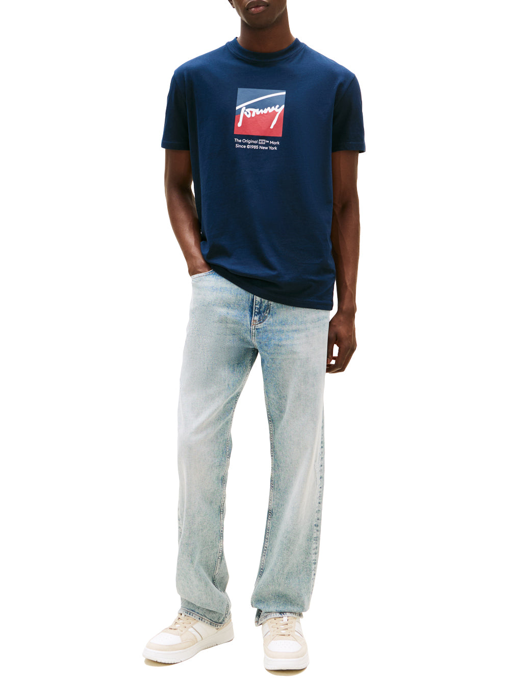 Tommy Hilfiger Tommy Hilfiger T-shirt Uomo Mod. DM0DM21940 C1G Blu
