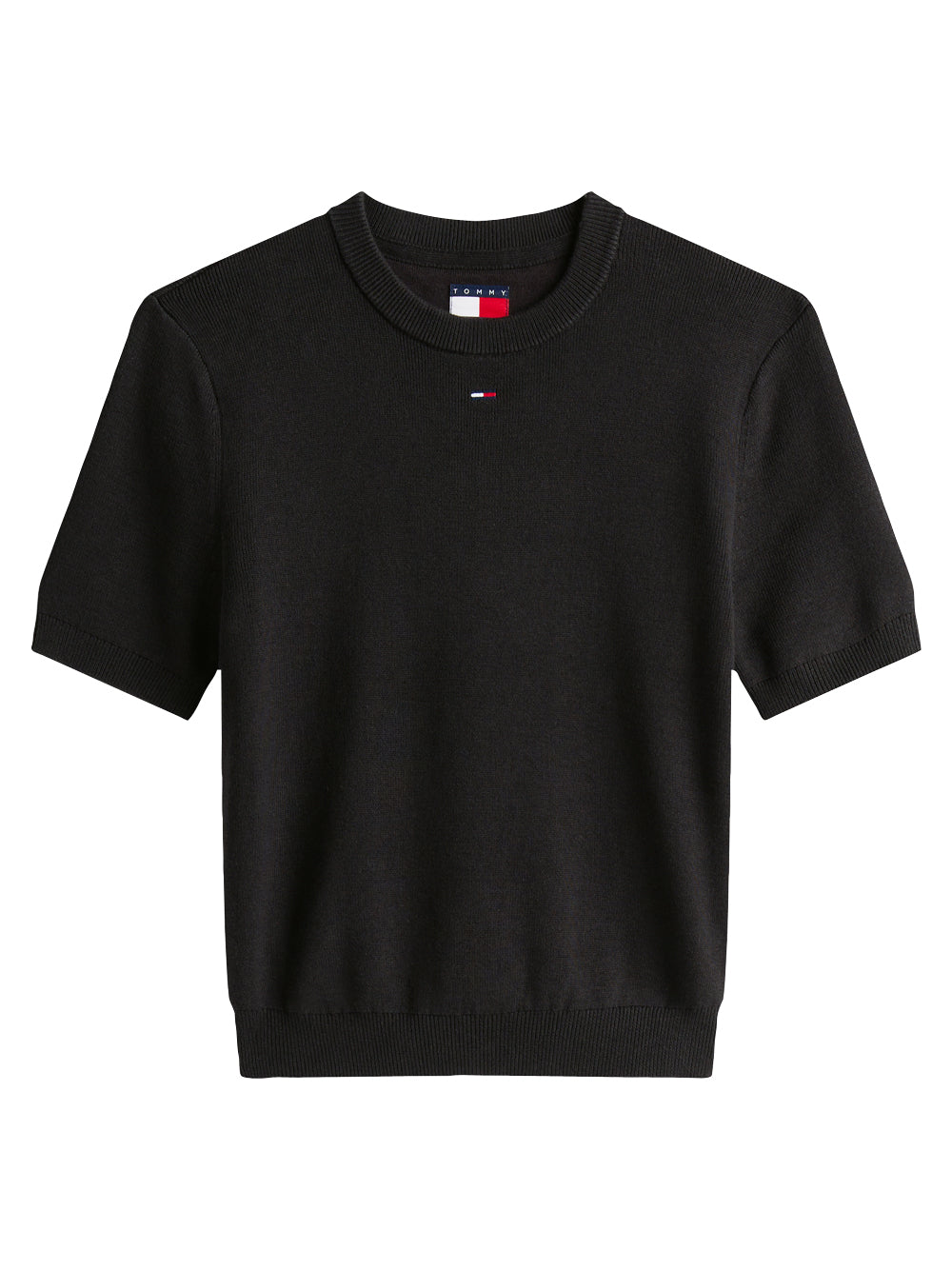 Tommy Hilfiger Tommy Hilfiger T-shirt Donna Mod. DW0DW19336 BDS Nero