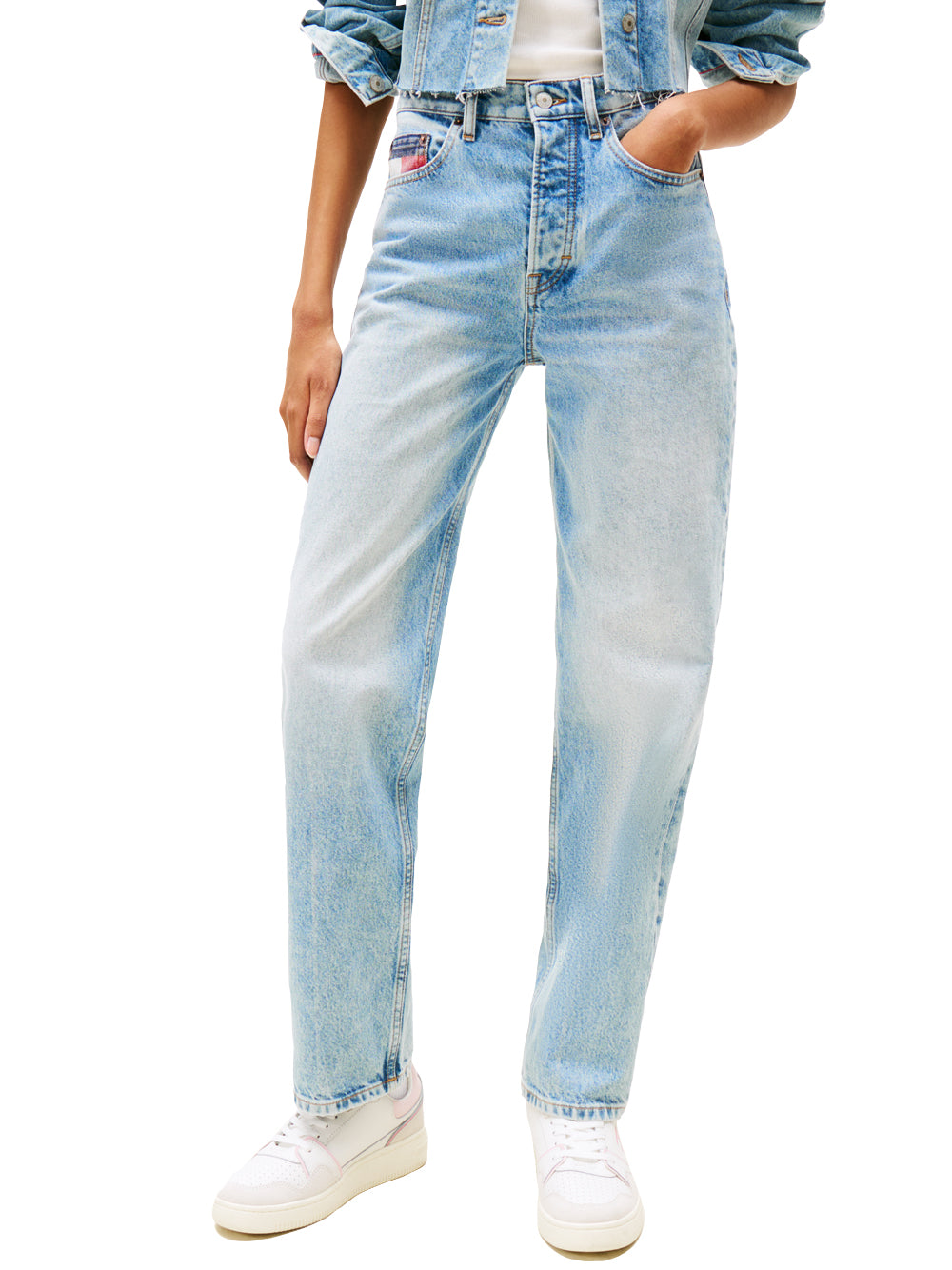 Tommy Hilfiger Tommy Hilfiger Jeans Donna Mod. DW0DW20498 1A5 DENIM Blu
