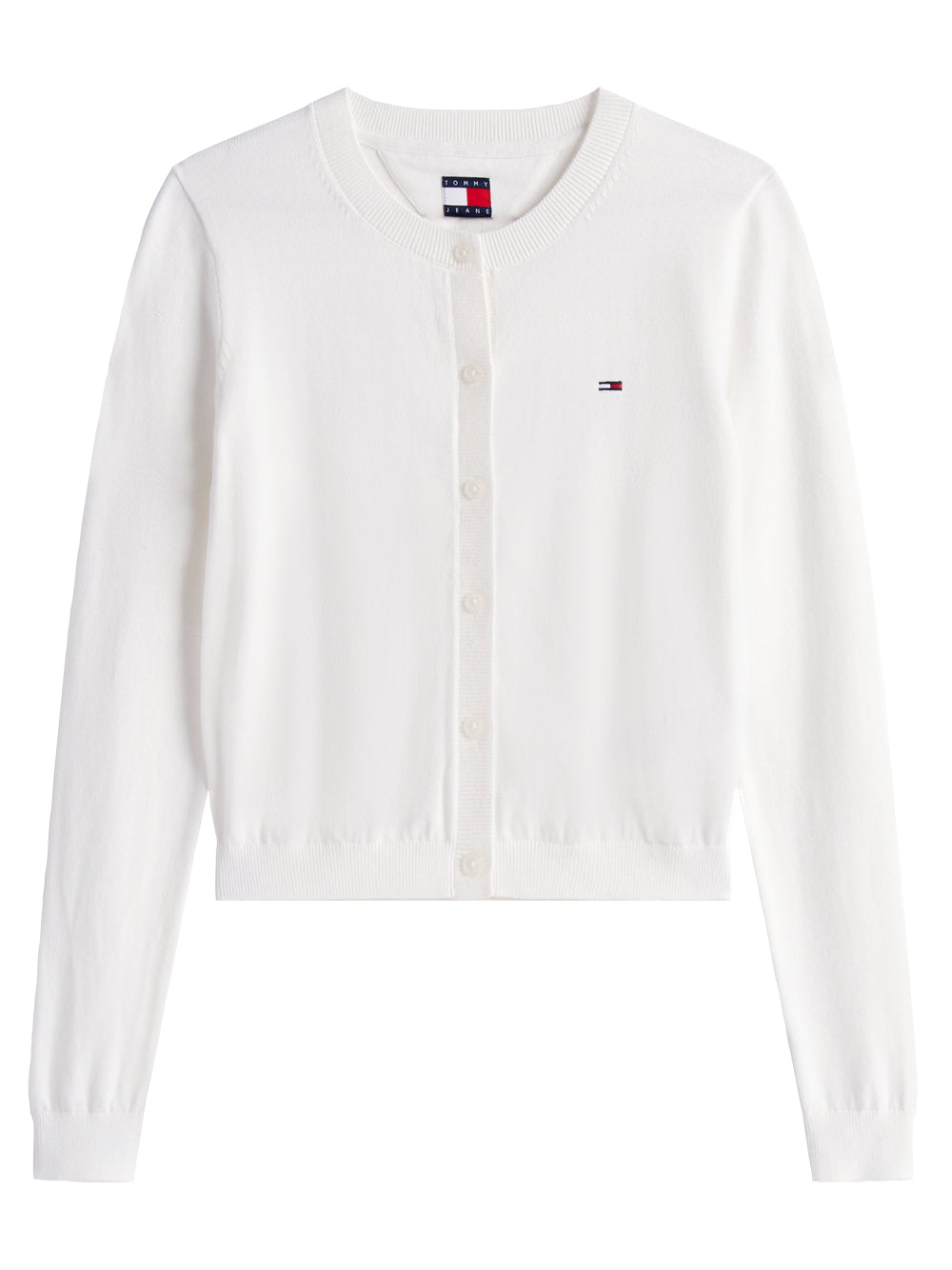 Tommy Hilfiger Tommy Hilfiger Cardigan Donna Mod. DW0DW20976 YBL Bianco