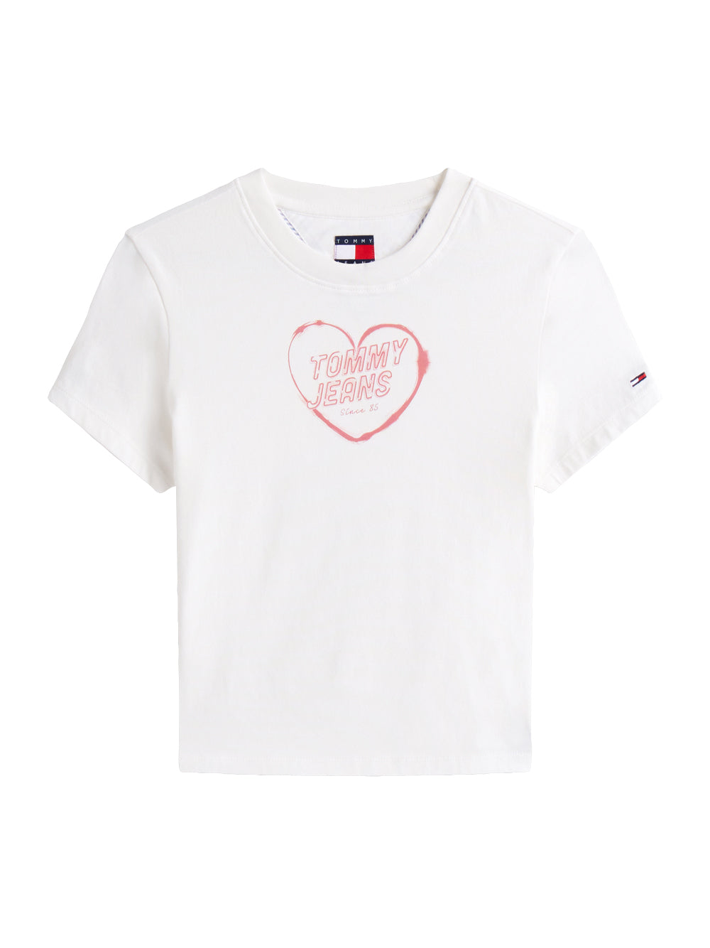 Tommy Hilfiger Tommy Hilfiger T-shirt Donna Mod. DW0DW21390 YBL Bianco