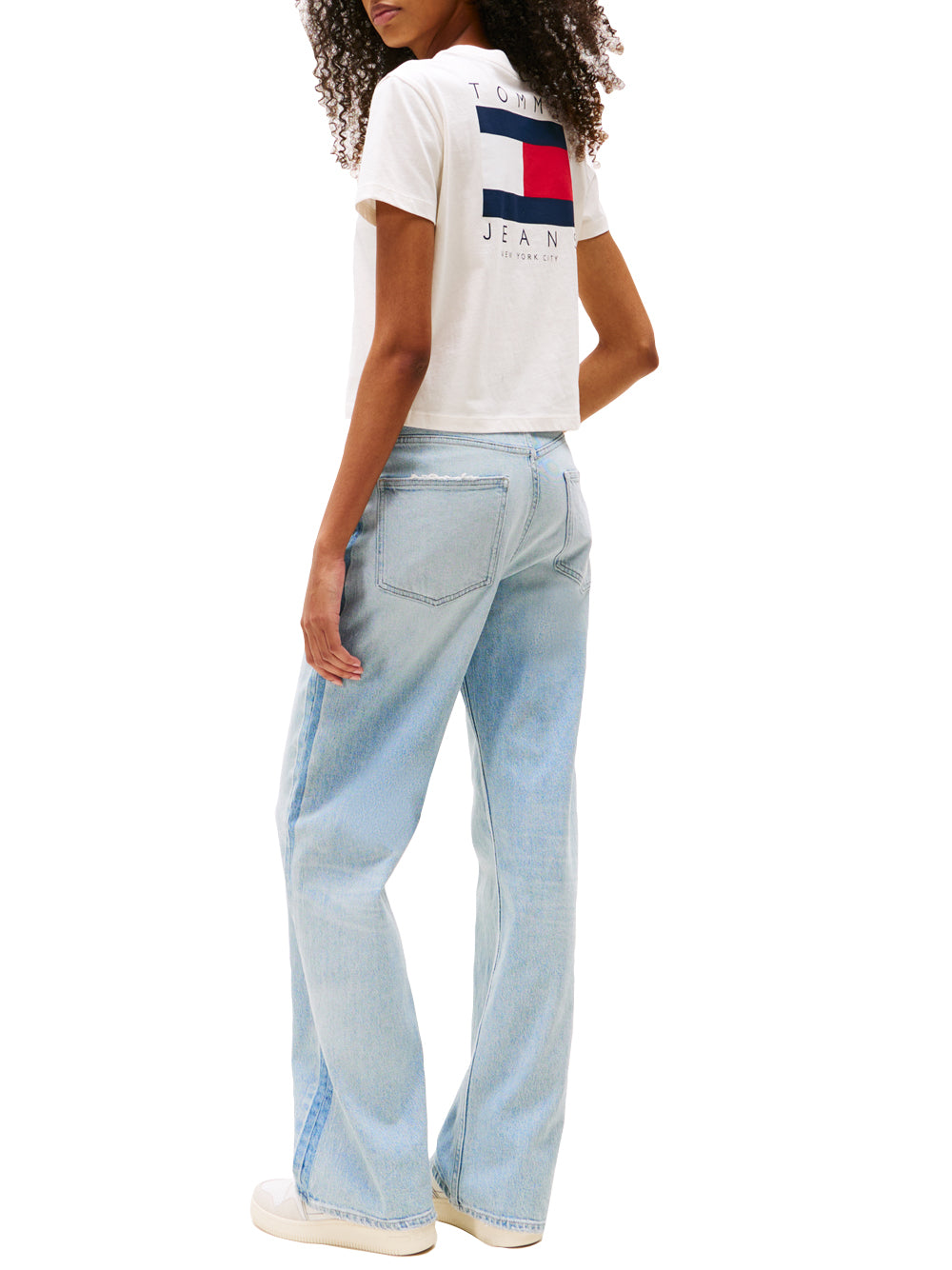 Tommy Hilfiger Tommy Hilfiger T-shirt Donna Mod. DW0DW21423 YBH Bianco