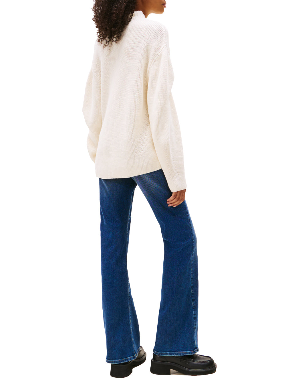 Tommy Hilfiger Tommy Hilfiger Maglia Donna Mod. DW0DW21676 YBH Panna Avorio