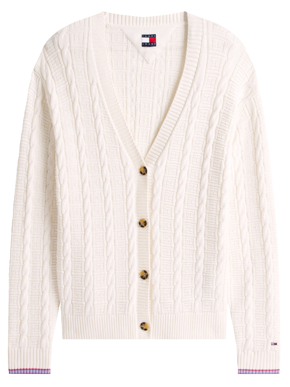 Tommy Hilfiger Tommy Hilfiger Cardigan Donna Mod. DW0DW21681 YBH Panna Avorio