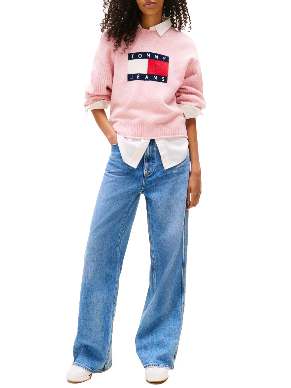 Tommy Hilfiger Tommy Hilfiger Maglia Donna Mod. DW0DW21782 T08 Rosa
