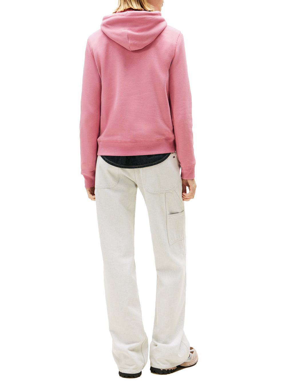 Tommy Hilfiger Tommy Hilfiger Felpa cappuccio Donna Mod. DW0DW21963 THC Rosa