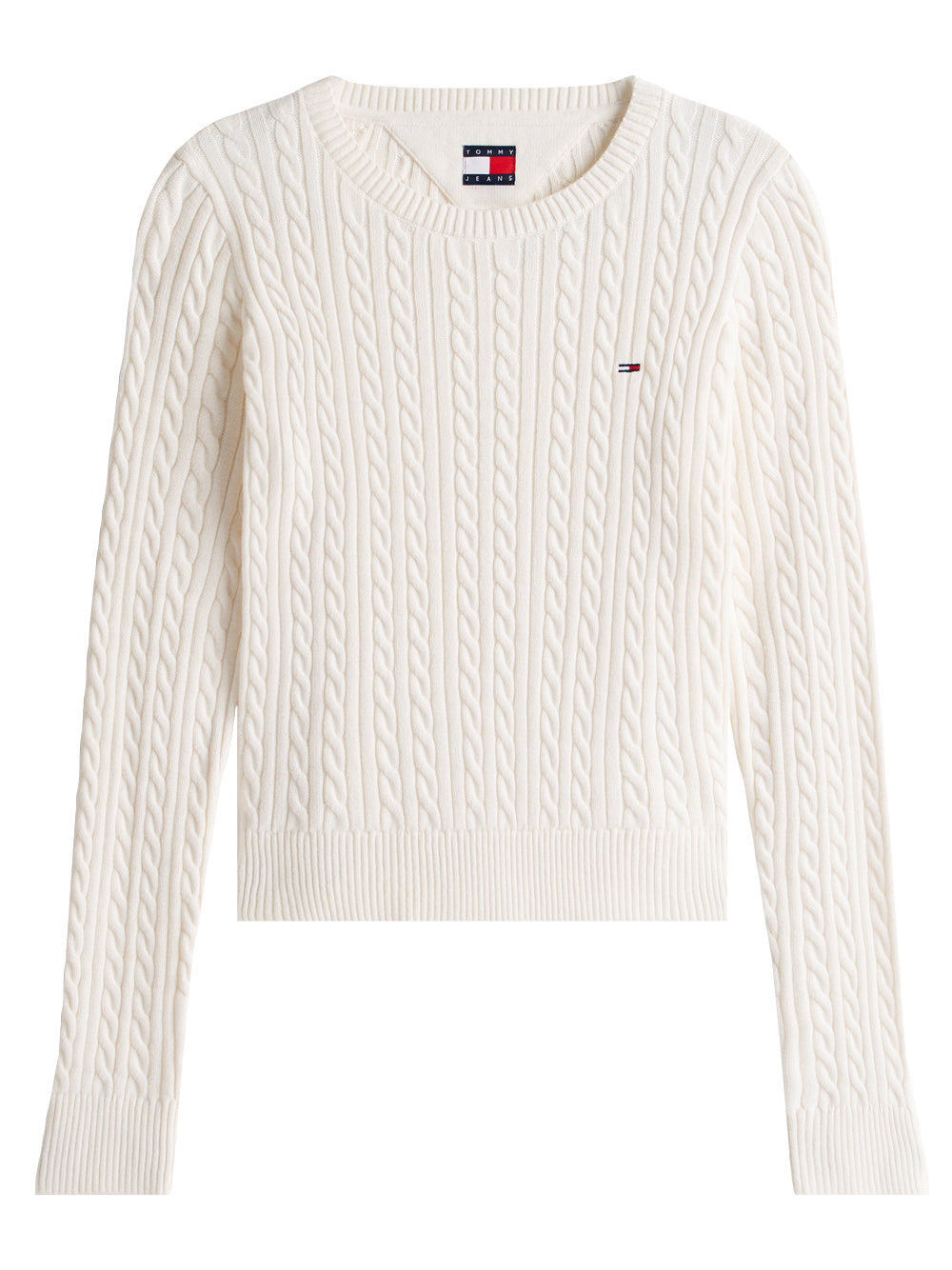 Tommy Hilfiger Tommy Hilfiger Maglia Donna Mod. DW0DW22165 YBH Panna Avorio