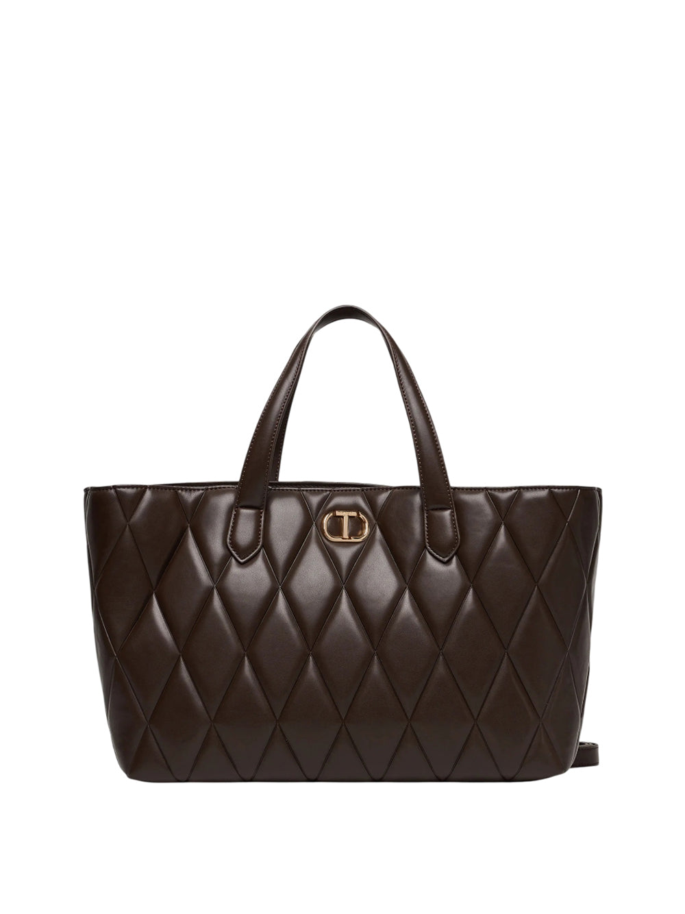 Borsa Shopper Twin Set da Donna - Marrone