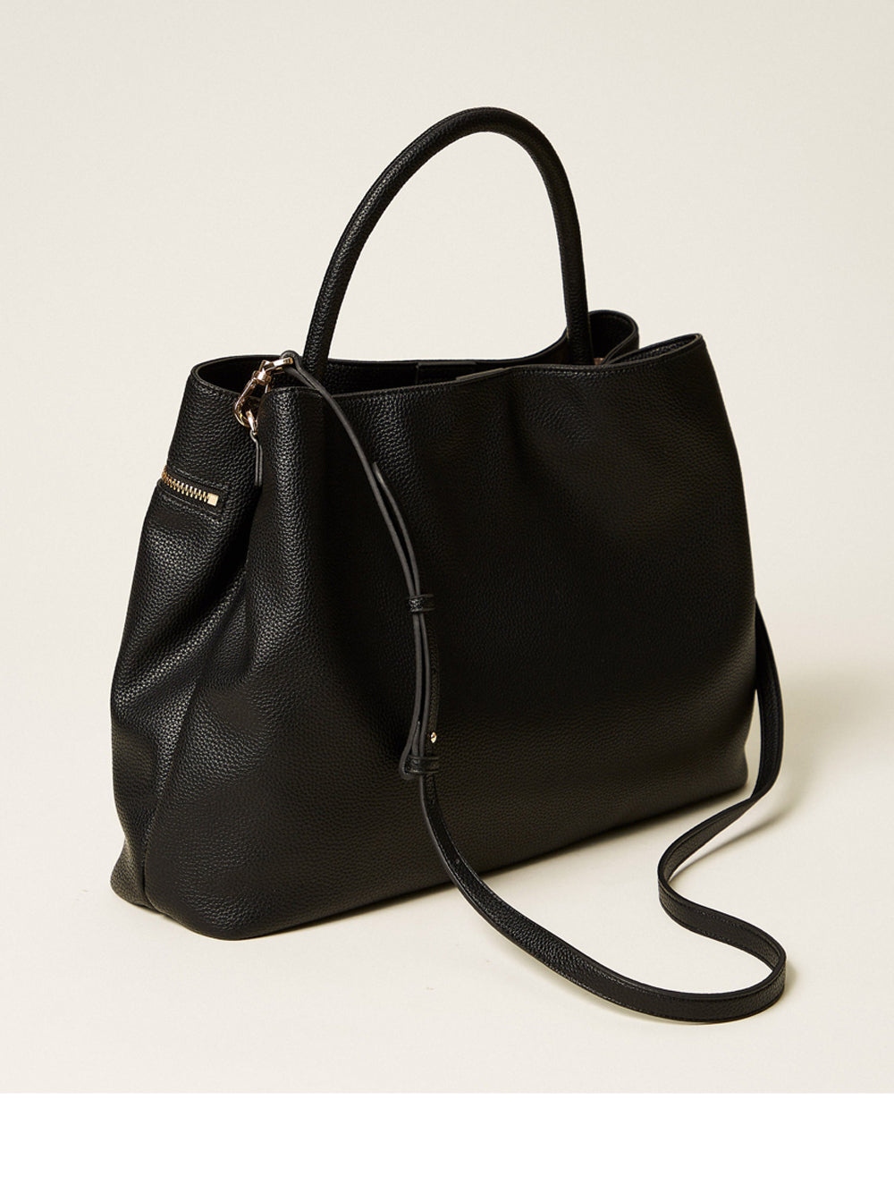 Borsa Shopper Twin Set da Donna - Nero