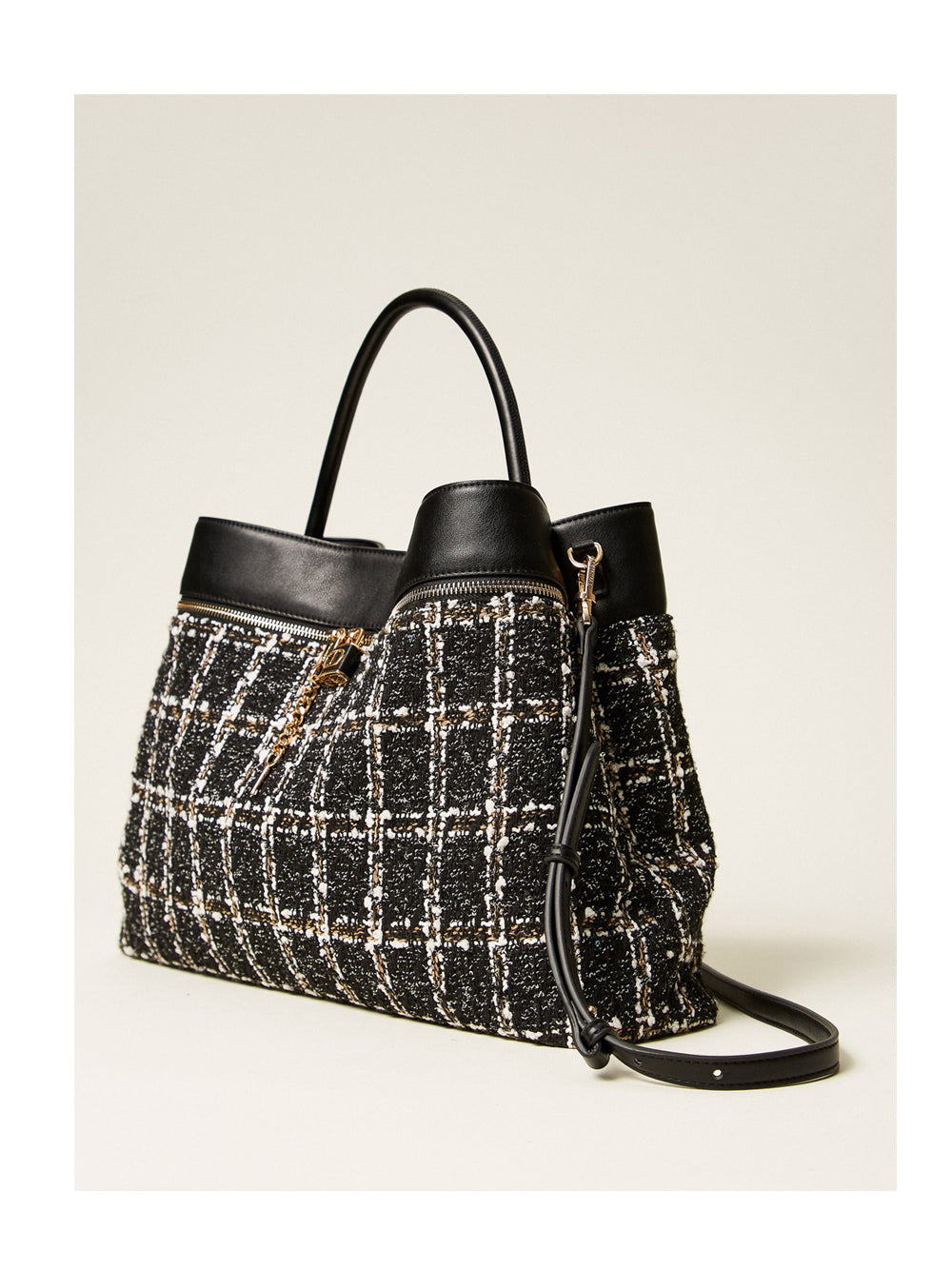 Borsa Shopper Twin Set da Donna - Nero