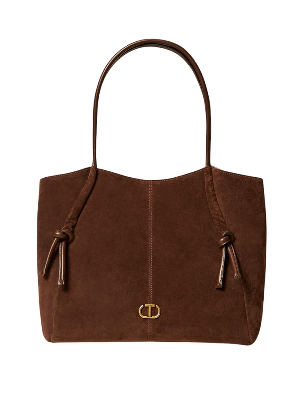 Borsa Shopper Twin Set da Donna - Marrone