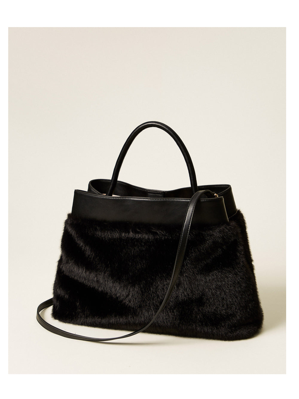 Borsa Shopper Twin Set da Donna - Nero