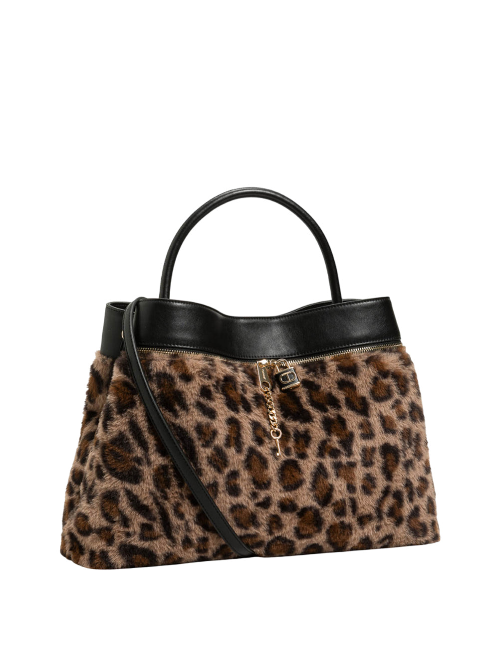Borsa Shopper Twin Set da Donna - Maculato Marrone