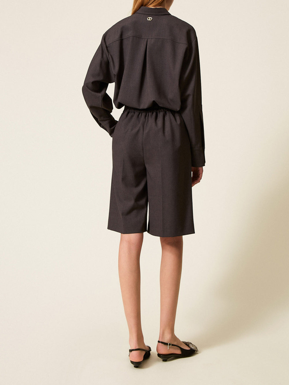 Bermuda Twin Set da Donna - Grigio