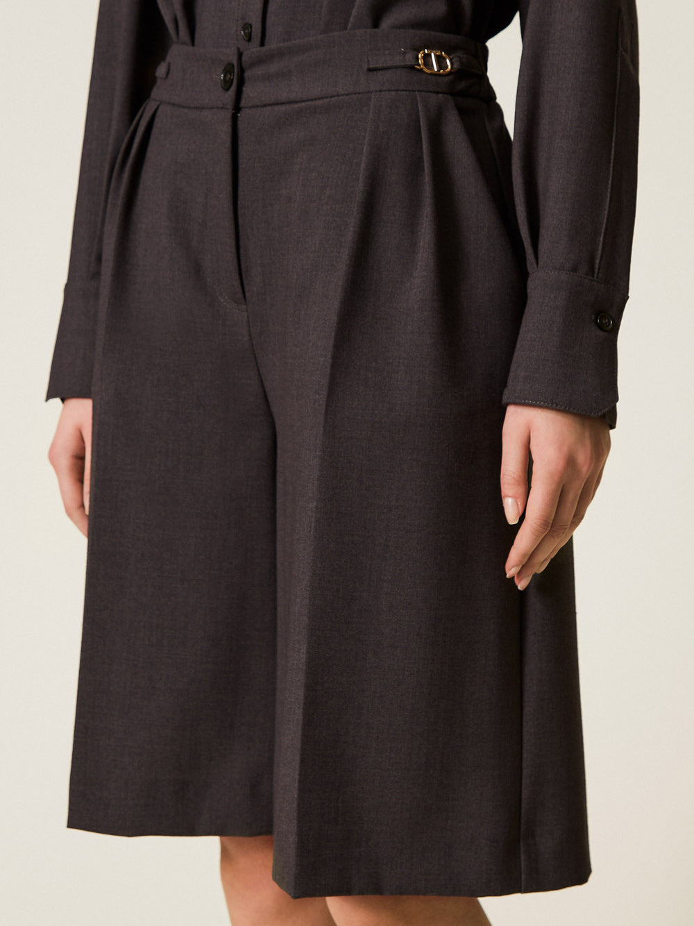 Bermuda Twin Set da Donna - Grigio