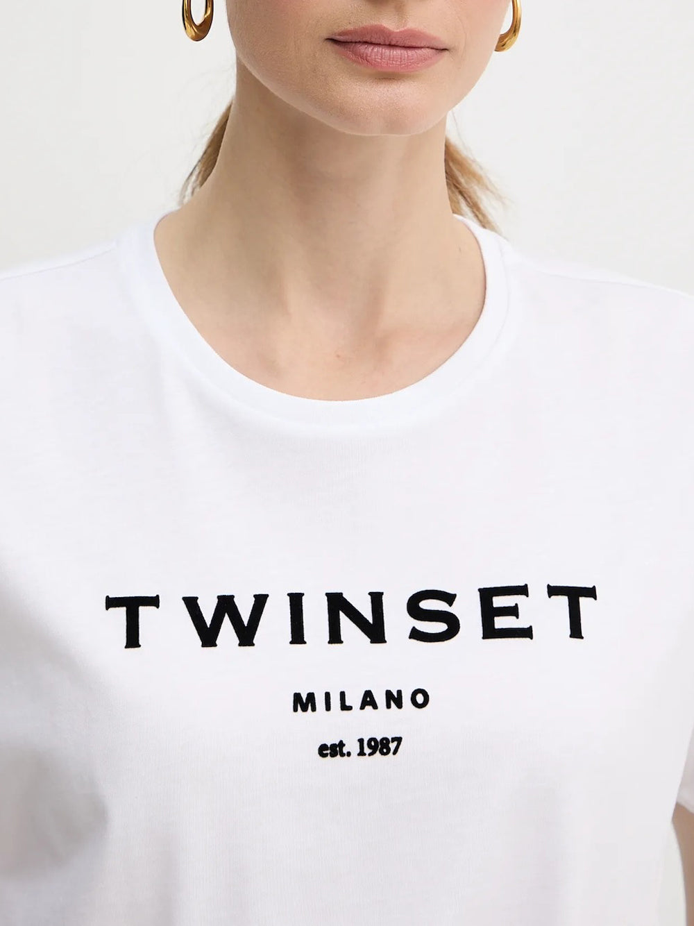 T-shirt Twin Set da Donna - Bianco