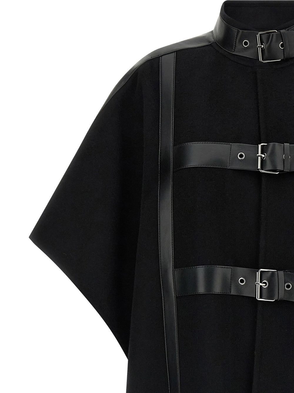 Mantella Twin Set da Donna - Nero