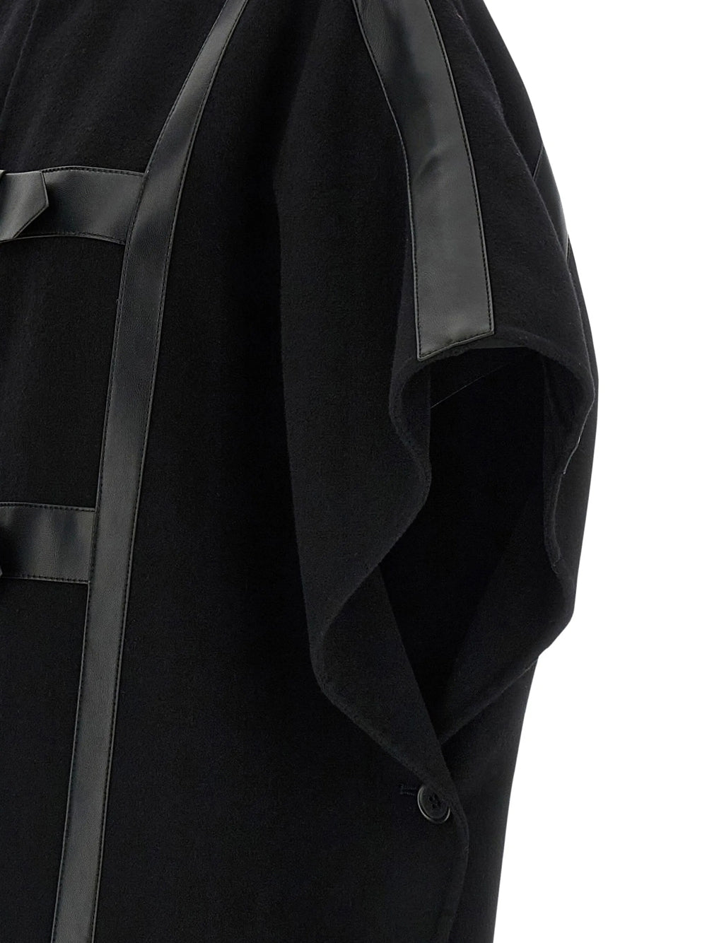 Mantella Twin Set da Donna - Nero