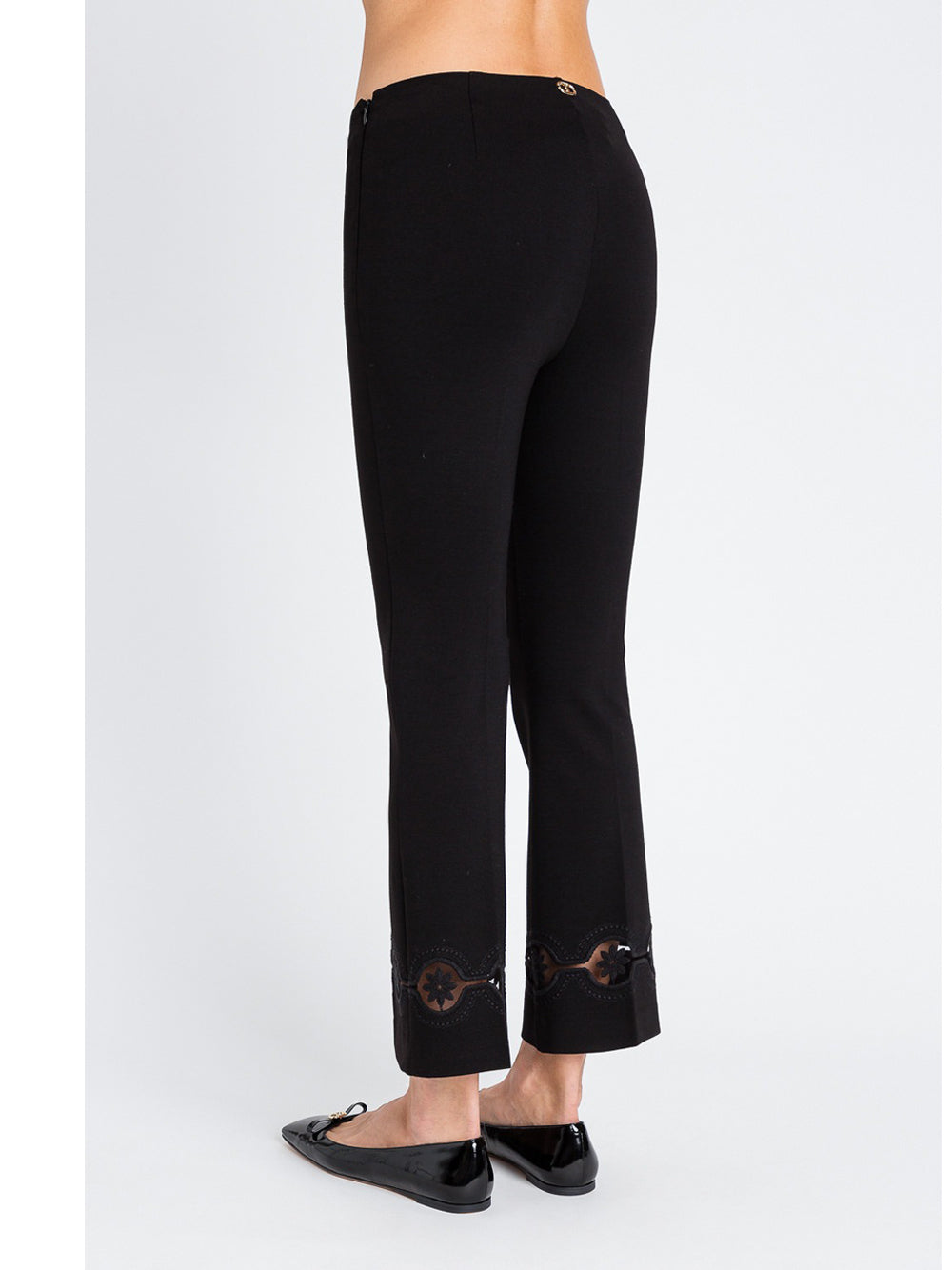 Pantalone Slim Twin Set da Donna - Nero