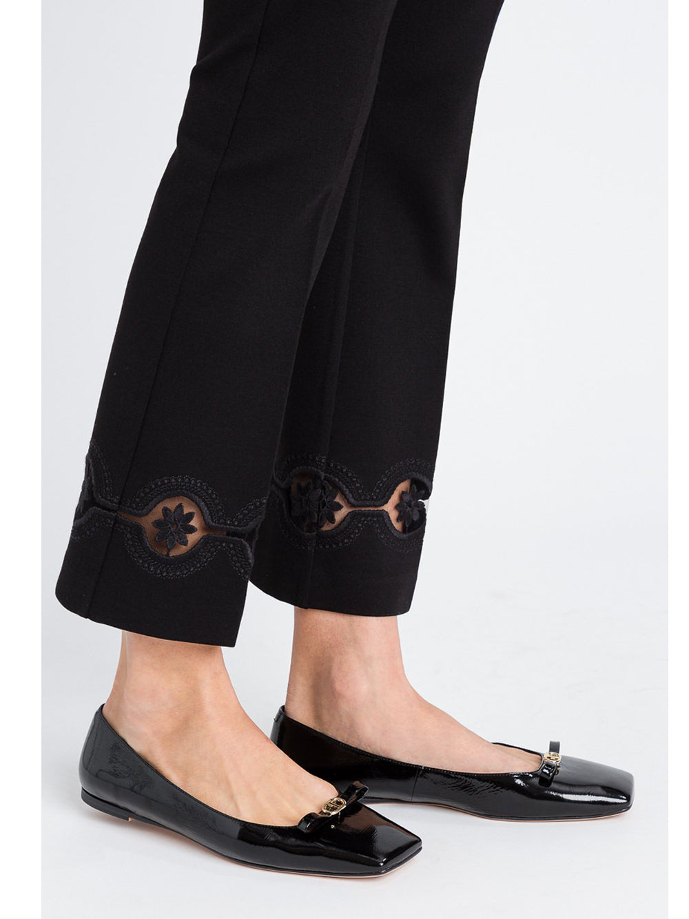 Pantalone Slim Twin Set da Donna - Nero