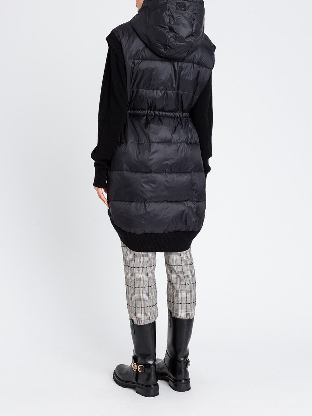 Piumino Smanicato Twin Set da Donna - Nero