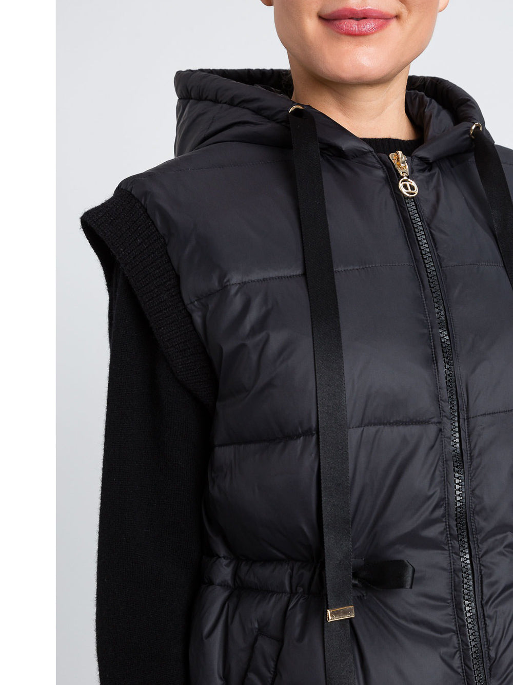 Piumino Smanicato Twin Set da Donna - Nero