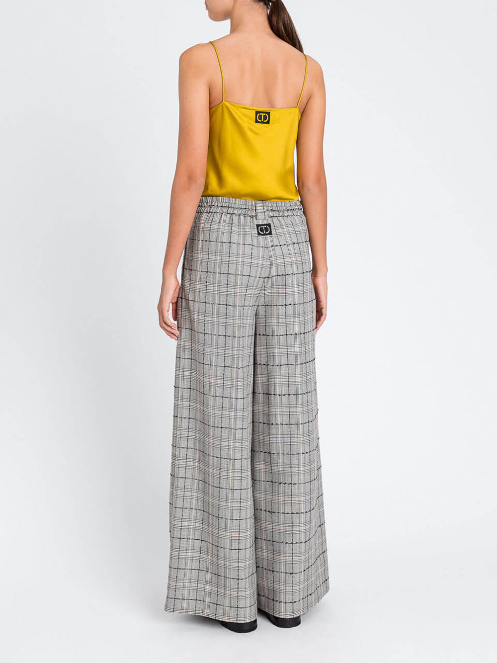 Pantalone Palazzo Twin Set da Donna - Grigio