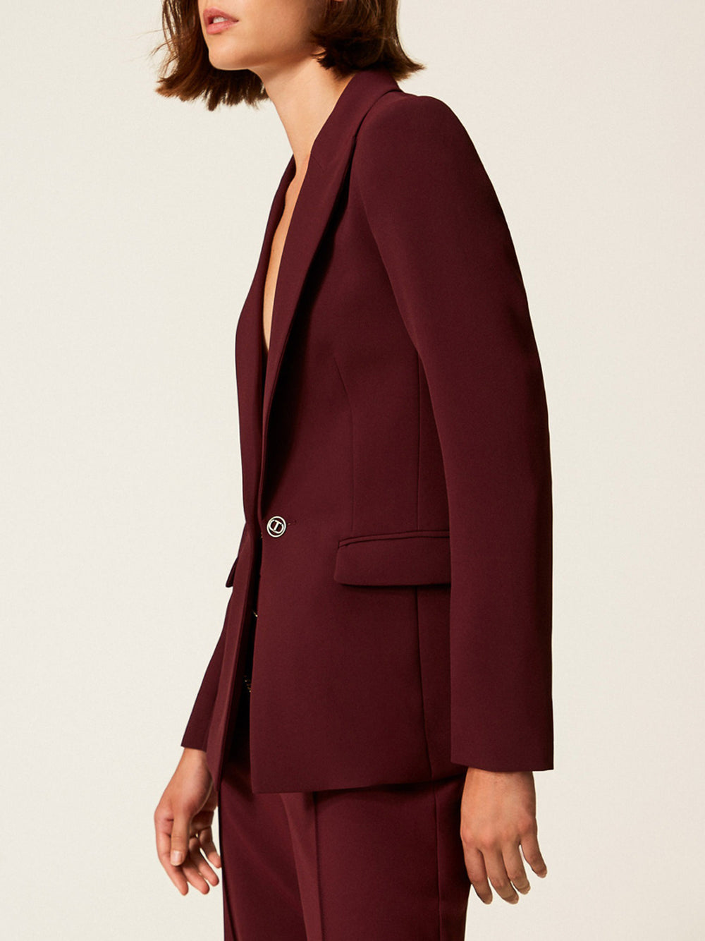Blazer Twin Set da Donna - Bordeaux