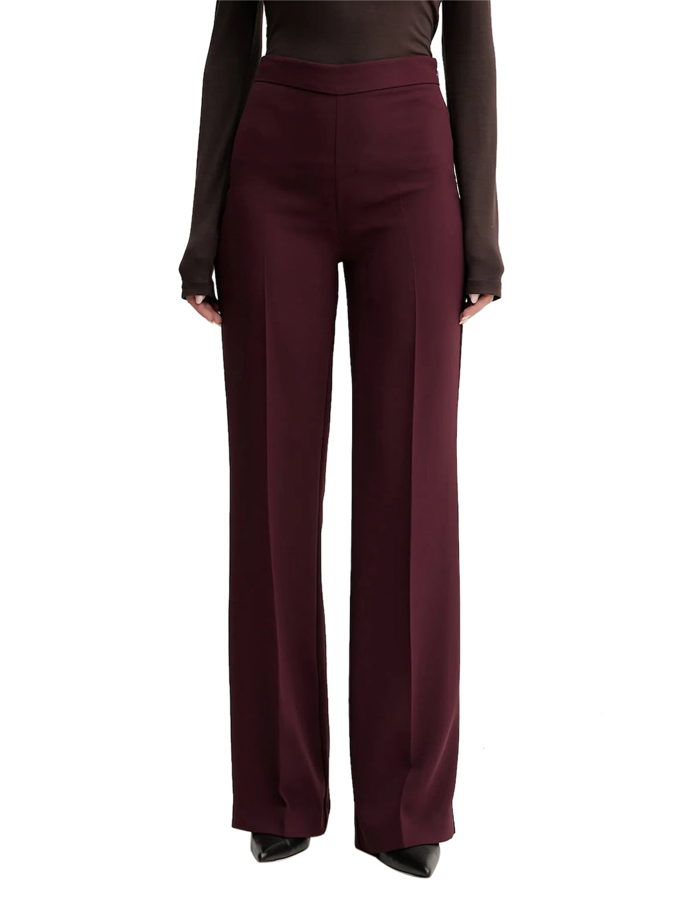 Pantalone Zampa Twin Set da Donna - Bordeaux