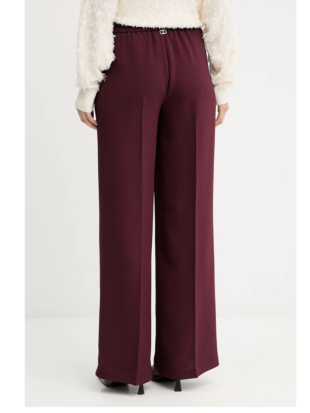 Pantalone Jogger Twin Set da Donna - Bordeaux