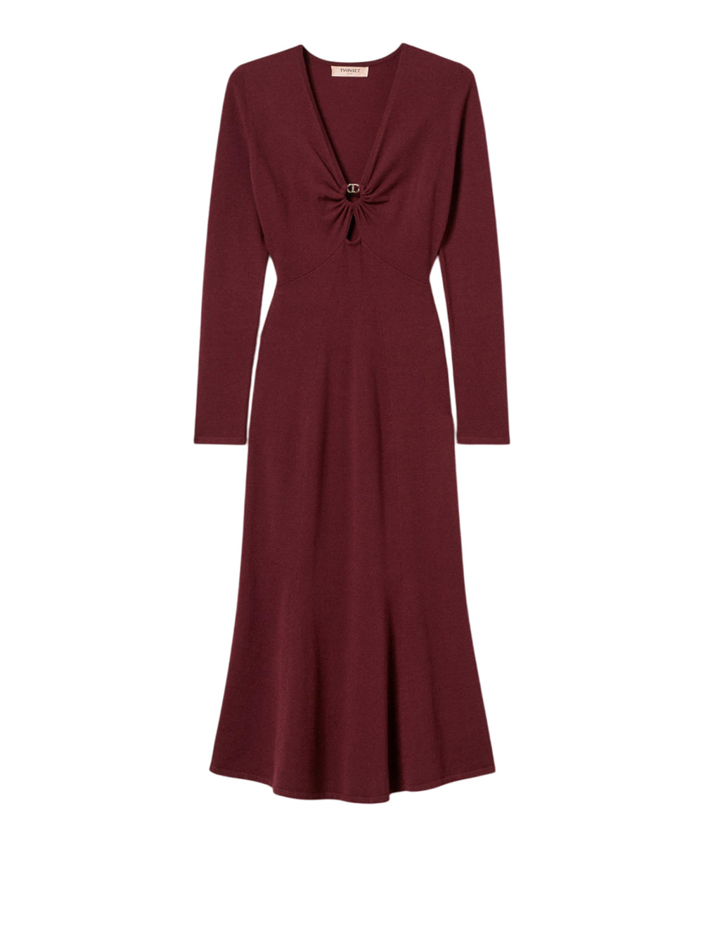 Vestito Longuette Twin Set da Donna - Bordeaux