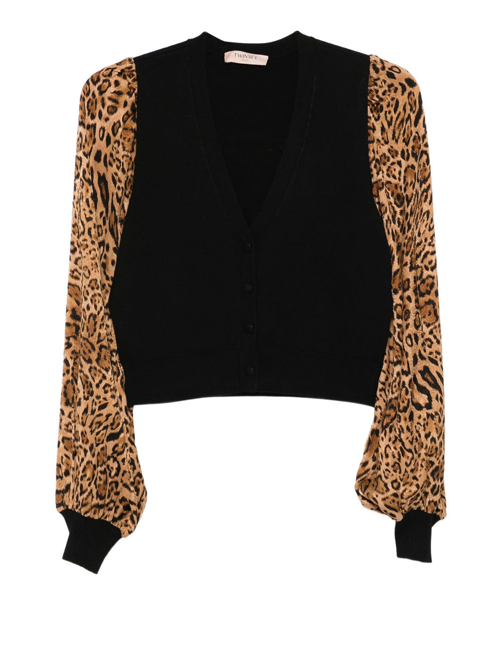 Cardigan Twin Set da Donna - Nero