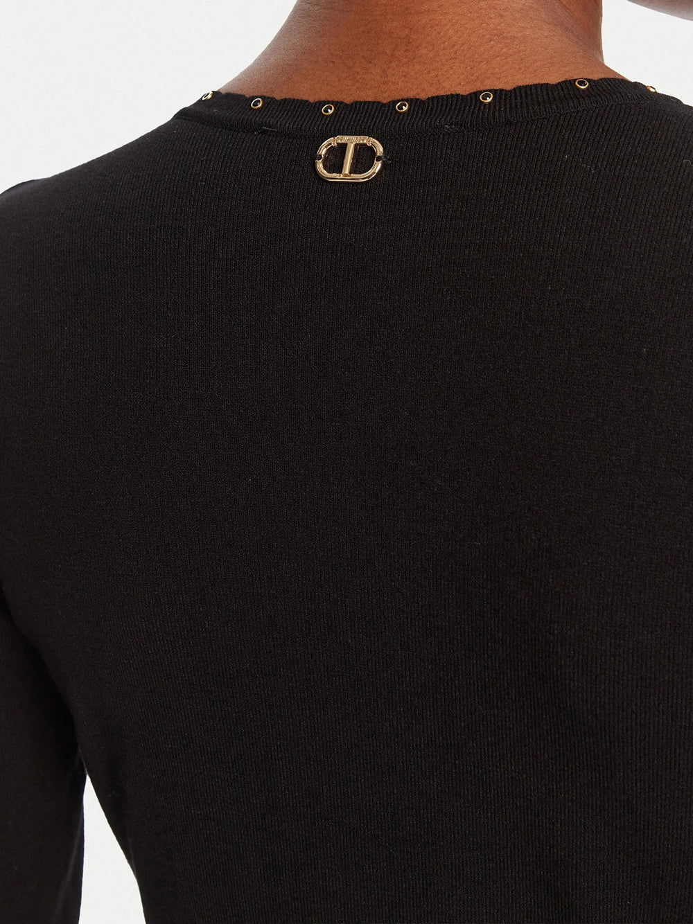 Vestito Longuette Twin Set da Donna - Nero