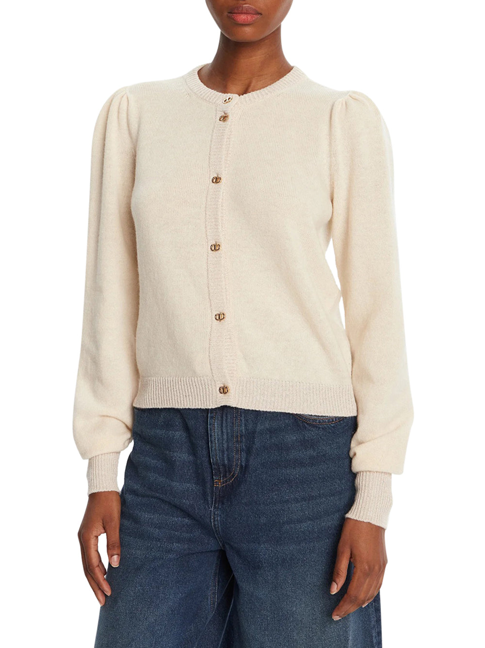 Cardigan Twin Set da Donna - Avorio
