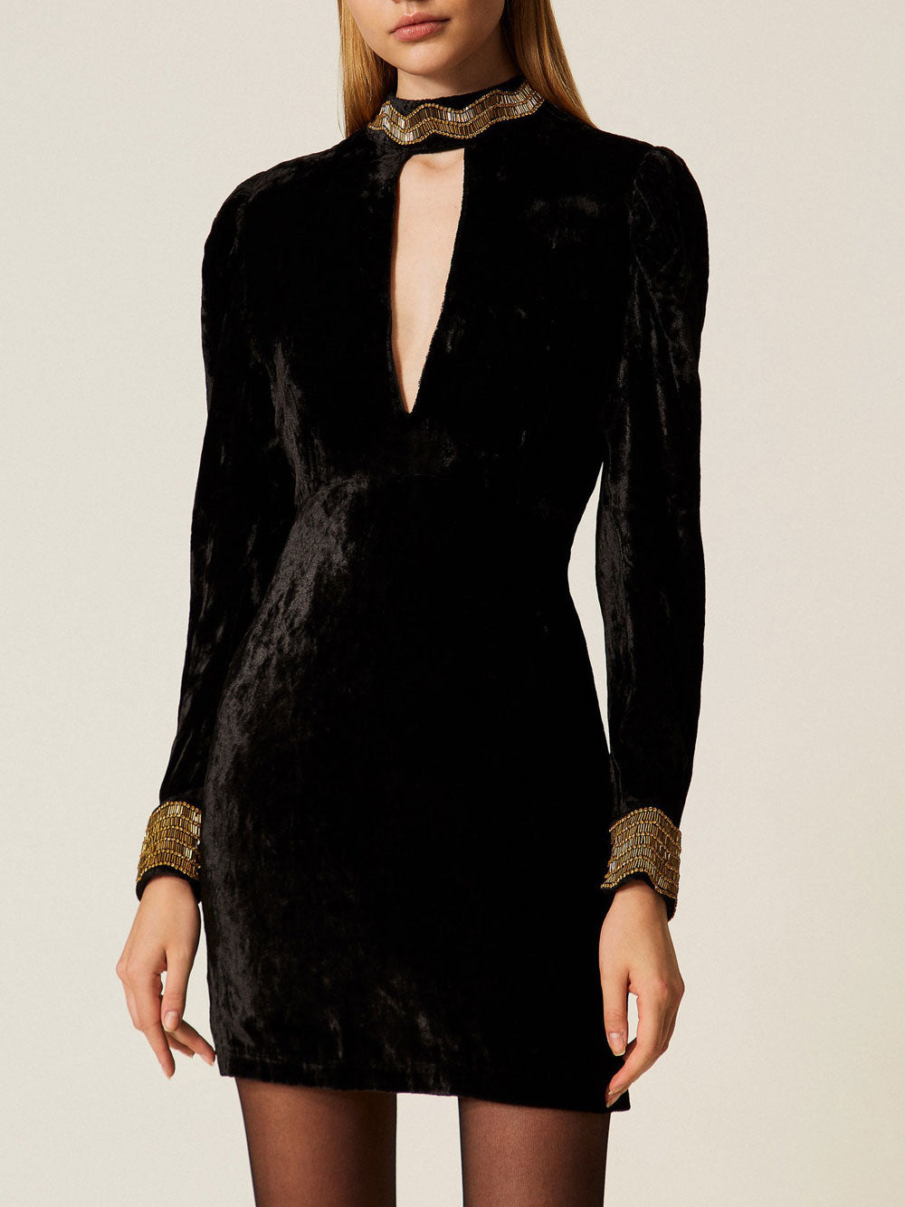 Vestito Mini Twin Set da Donna - Nero