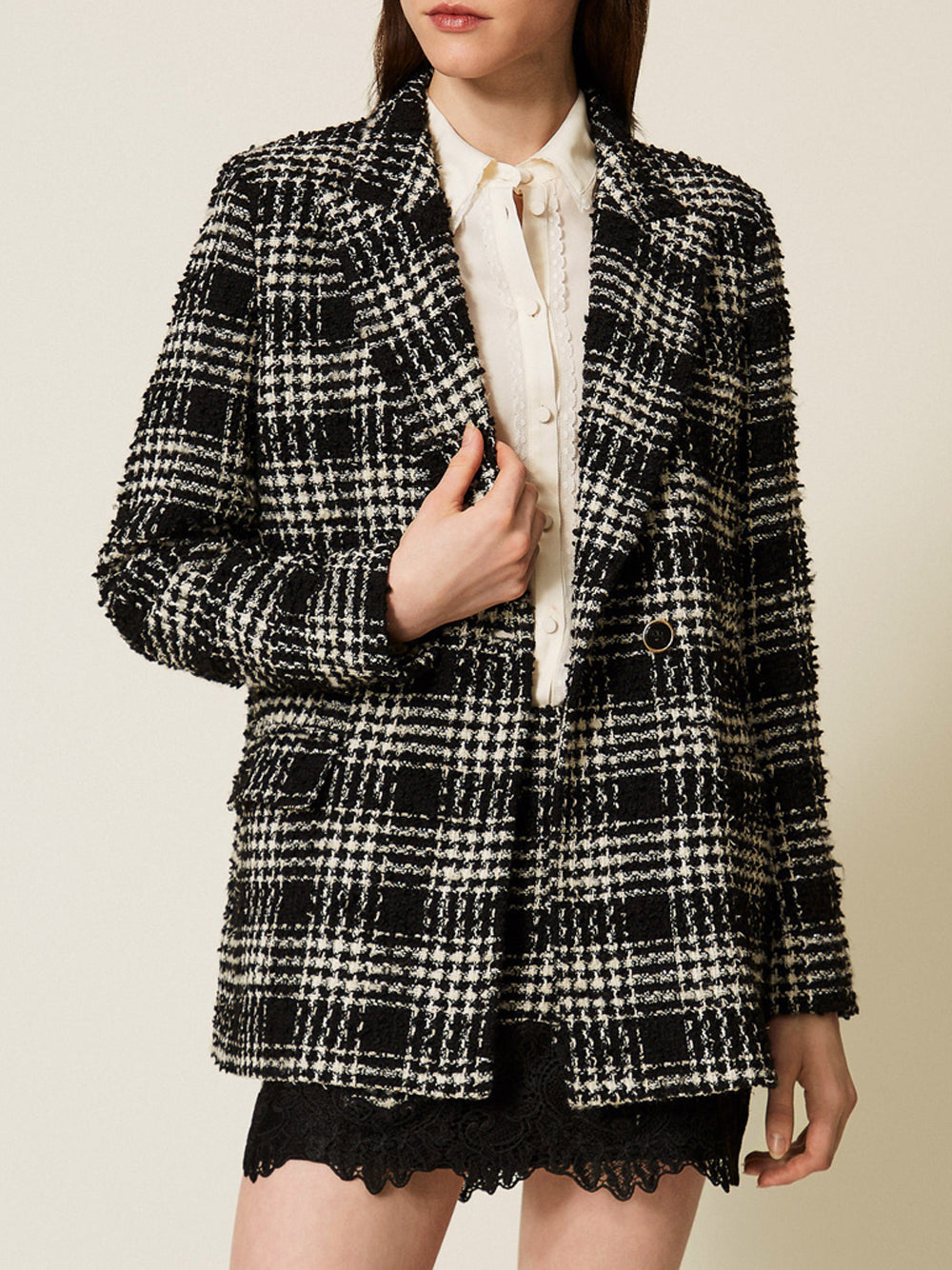 Blazer Twin Set da Donna - Nero