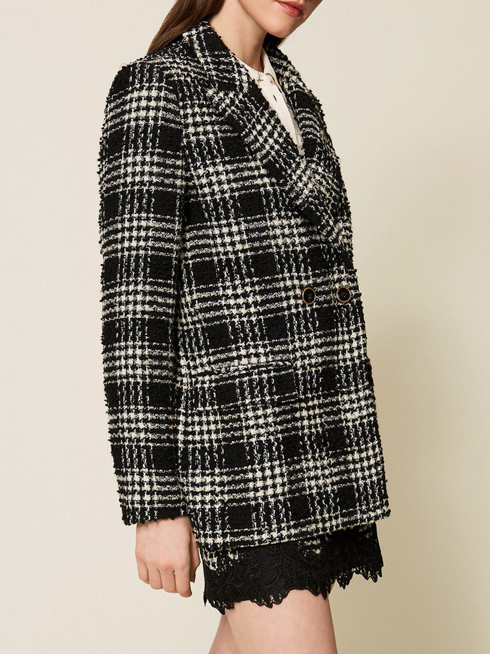 Blazer Twin Set da Donna - Nero