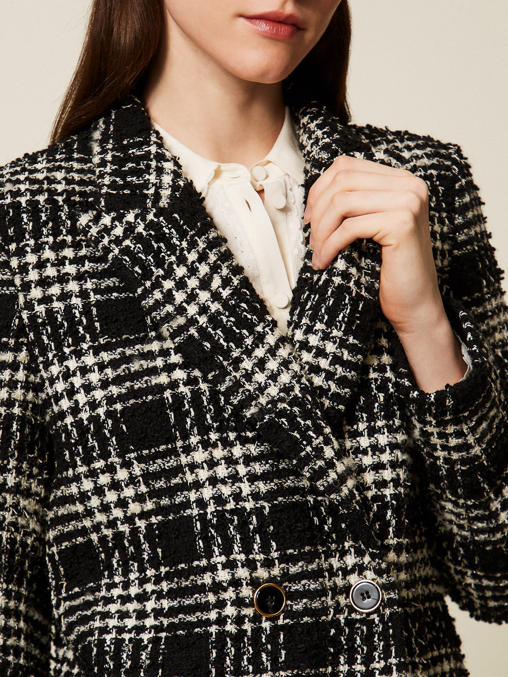 Blazer Twin Set da Donna - Nero