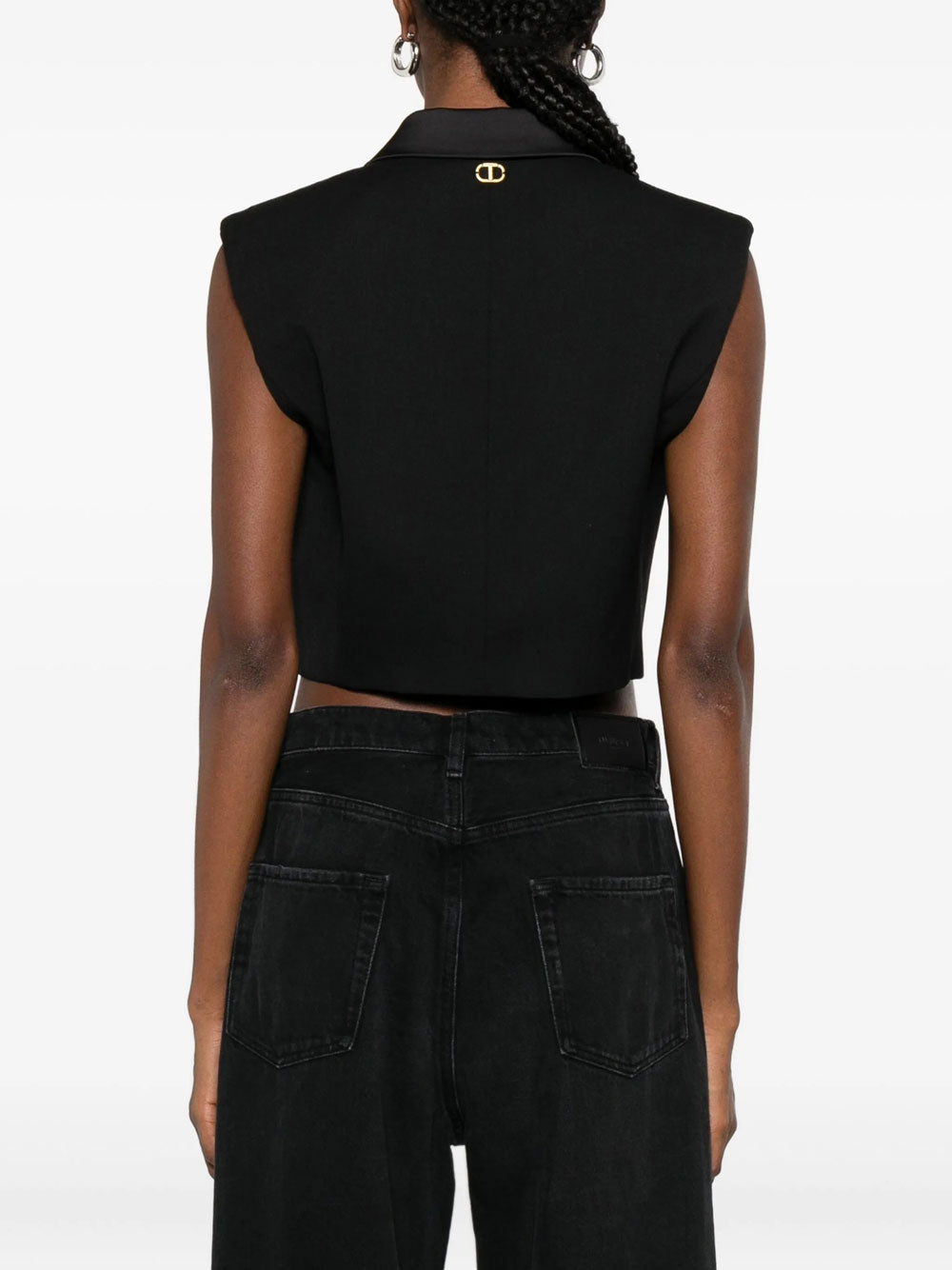 Gilet Twin Set da Donna - Nero