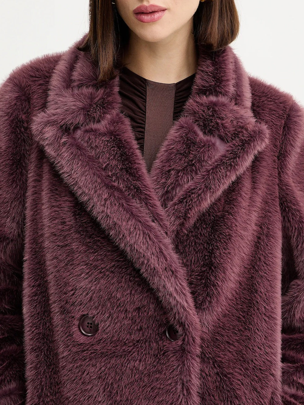 Cappotto Twin Set da Donna - Bordeaux