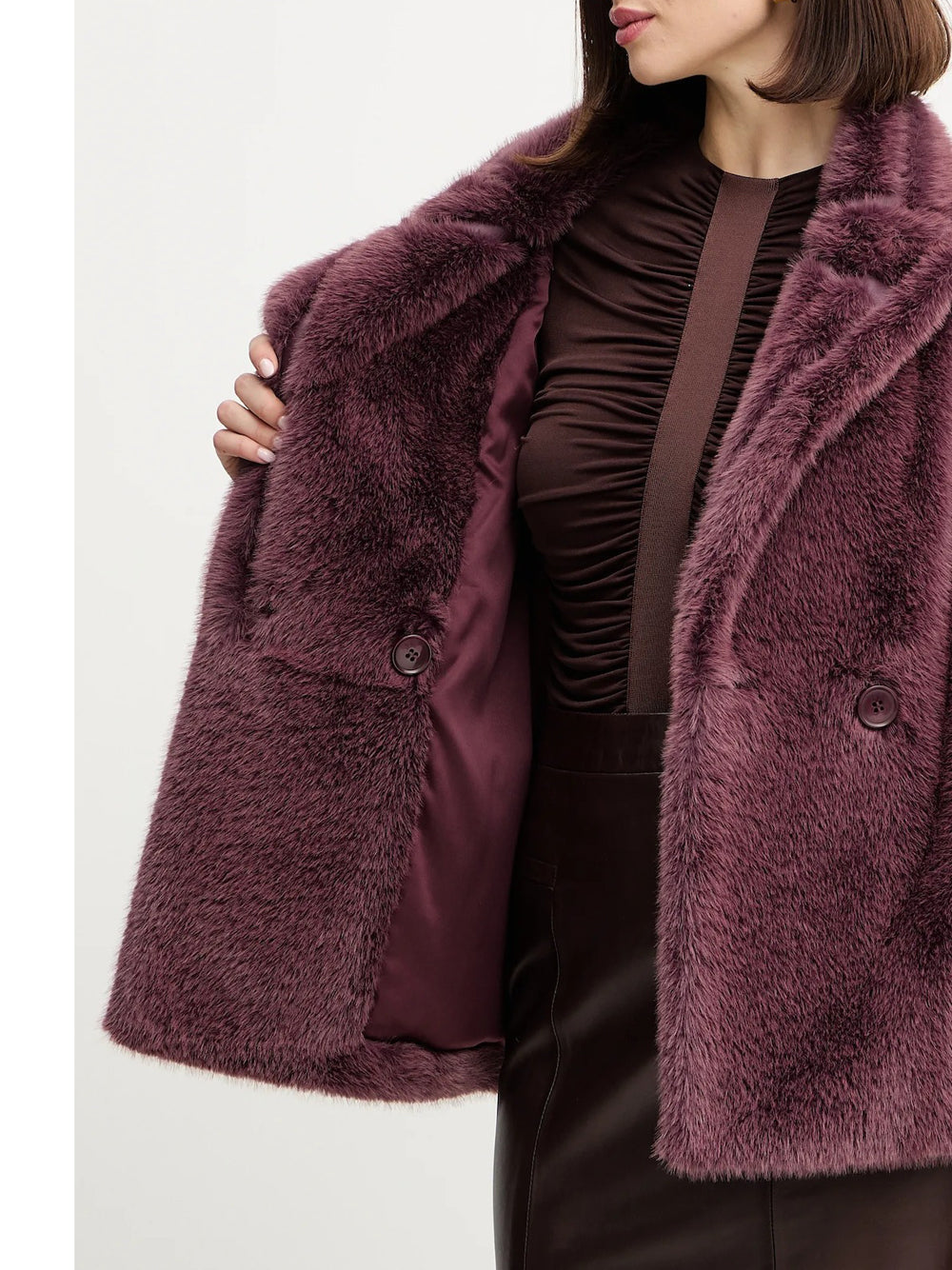 Cappotto Twin Set da Donna - Bordeaux